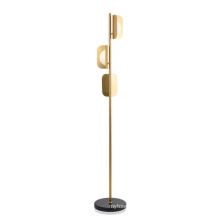 Modern Minimalist Brass Copper Color LED Standing Lamps  Nordic Floor Lamp  For Living Room